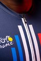 SANTINI Cyklistický dres s krátkym rukávom - TOUR DE FRANCE 2022 - biela/červená/modrá