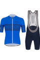 SANTINI Cyklistický krátky dres a krátke nohavice - TONO PROFILO - modrá