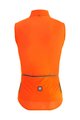 SANTINI Cyklistická vesta - NEBULA WINDPROOF - oranžová