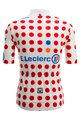 SANTINI Cyklistický dres s krátkym rukávom - TOUR DE FRANCE 2024 - červená/biela