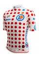 SANTINI Cyklistický dres s krátkym rukávom - TOUR DE FRANCE 2024 - červená/biela