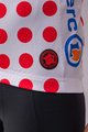 SANTINI Cyklistický dres s krátkym rukávom - TOUR DE FRANCE 2024 - červená/biela
