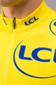 SANTINI Cyklistický dres s krátkym rukávom - TOUR DE FRANCE 2024 - žltá