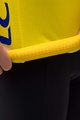 SANTINI Cyklistický dres s krátkym rukávom - TOUR DE FRANCE 2024 - žltá