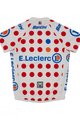 SANTINI Cyklistický dres s krátkym rukávom - TOUR DE FRANCE 2024 - červená/biela