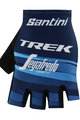 SANTINI Cyklistické rukavice krátkoprsté - TREK 2019 RACE LADY - čierna/modrá