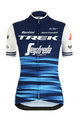 SANTINI Cyklistický dres s krátkym rukávom - TREK 2019 BLEND LADY - modrá/biela