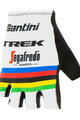 SANTINI Cyklistické rukavice krátkoprsté - TREK SEGAFREDO 2020 - biela/viacfarebná
