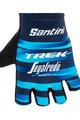 SANTINI Cyklistické rukavice krátkoprsté - TREK 2020 LADY - modrá/čierna