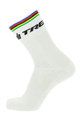 SANTINI Cyklistické ponožky klasické - TREK SEGAFREDO 2020 - biela