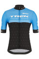 SANTINI Cyklistický dres s krátkym rukávom - TREK CXC 2020 - svetlo modrá/čierna