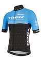 SANTINI Cyklistický dres s krátkym rukávom - TREK CXC 2020 - svetlo modrá/čierna