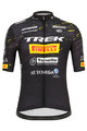 SANTINI Cyklistický dres s krátkym rukávom - TREK PIRELLI MTB 20 - čierna/biela/žltá