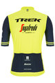SANTINI Cyklistický dres s krátkym rukávom - TREK SEGAFREDO 2020 - čierna/žltá