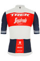 SANTINI Cyklistický dres s krátkym rukávom - TREK SEGAFREDO 2020 - modrá/červená/biela