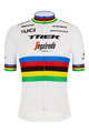 SANTINI Cyklistický dres s krátkym rukávom - TREK SEGAFREDO 2020 - biela