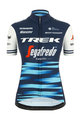 SANTINI Cyklistický dres s krátkym rukávom - TREK 2020 LADY - biela/modrá