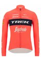 SANTINI Cyklistický dres s dlhým rukávom zimný - TREK SEGAFREDO 2022 WINTER - ružová