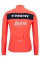 SANTINI Cyklistický dres s dlhým rukávom zimný - TREK SEGAFREDO 2022 WINTER - ružová