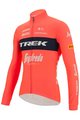 SANTINI Cyklistický dres s dlhým rukávom zimný - TREK SEGAFREDO 2022 WINTER - ružová