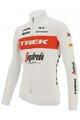 SANTINI Cyklistický dres s dlhým rukávom zimný - TREK SEGAFREDO 2022 WINTER - biela/červená