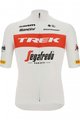 SANTINI Cyklistický dres s krátkym rukávom - TREK SEGAFREDO 2022 FAN LINE - červená/biela