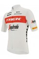 SANTINI Cyklistický dres s krátkym rukávom - TREK SEGAFREDO 2022 FAN LINE - červená/biela
