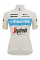 SANTINI Cyklistický dres s krátkym rukávom - TREK SEGAFREDO 2022 LADY FAN LINE - modrá/biela