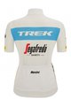 SANTINI Cyklistický dres s krátkym rukávom - TREK SEGAFREDO 2022 LADY FAN LINE - modrá/biela