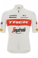SANTINI Cyklistický dres s krátkym rukávom - TREK SEGAFREDO 2022 ORIGINAL - červená/biela