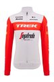 SANTINI Cyklistický dres s dlhým rukávom zimný - TREK SEGAFREDO 2023 WINTER - červená/biela
