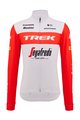 SANTINI Cyklistický dres s dlhým rukávom zimný - TREK SEGAFREDO 2023 WINTER - červená/biela