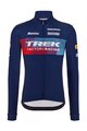 SANTINI Cyklistický dres s dlhým rukávom zimný - TREK 2023 FACTORY RACING WINTER - modrá