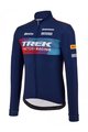 SANTINI Cyklistický dres s dlhým rukávom zimný - TREK 2023 FACTORY RACING WINTER - modrá
