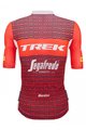 SANTINI Cyklistický dres s krátkym rukávom - TREK SEGAFREDO 2023 ORIGINAL - červená/biela