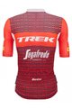 SANTINI Cyklistický dres s krátkym rukávom - TREK SEGAFREDO 2023 ORIGINAL - červená/biela