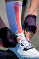 SANTINI Cyklistické ponožky klasické - X IRONMAN DEA - biela/ružová
