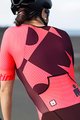 SANTINI Cyklistický overal - X IRONMAN CUPIO LADY - ružová/bordová