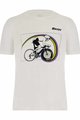SANTINI Cyklistické tričko s krátkym rukávom - TT UCI OFFICIAL - biela