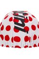 SANTINI Cyklistická čiapka - TOUR DE FRANCE 2024 - červená/biela
