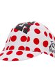 SANTINI Cyklistická čiapka - TOUR DE FRANCE 2023 - biela/červená