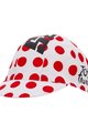 SANTINI Cyklistická čiapka - TOUR DE FRANCE 2024 - červená/biela