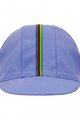 SANTINI Cyklistická čiapka - UCI RAINBOW - dúhová/fialová