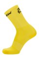 SANTINI Cyklistické ponožky klasické - TOUR DE FRANCE 2023 - žltá