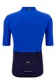 SANTINI Cyklistický dres s krátkym rukávom - UCI RIGA - modrá/čierna