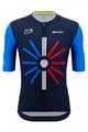 SANTINI Cyklistický dres s krátkym rukávom - TOUR DE FRANCE 2023 - modrá