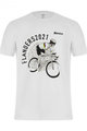 SANTINI Cyklistické tričko s krátkym rukávom - UCI FLANDERS RIDER - biela