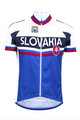 SANTINI Cyklistický dres s krátkym rukávom - TEAM SLOVAKIA 2016 - modrá/červená/biela