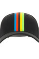 SANTINI Cyklistická čiapka - UCI BASEBALL - dúhová/čierna