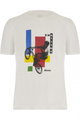 SANTINI Cyklistické tričko s krátkym rukávom - BMX UCI OFFICIAL - biela